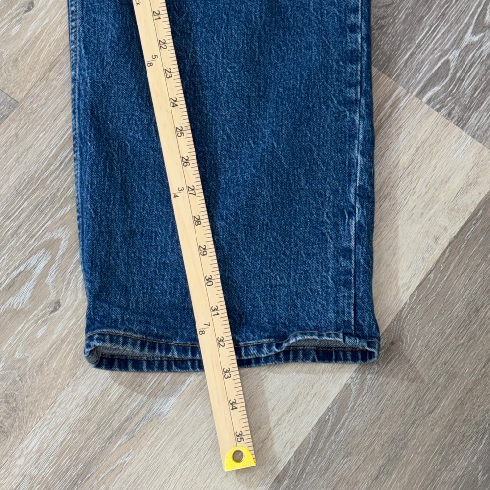 Abercrombie & Fitch Curve Love The 90s Relaxed Jean High Rise Blue 33 16 Regular - Picture 7 of 7